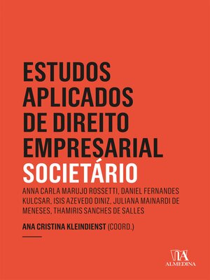 cover image of Estudos Aplicados de Direito Empresarial--Societário 5 ed.